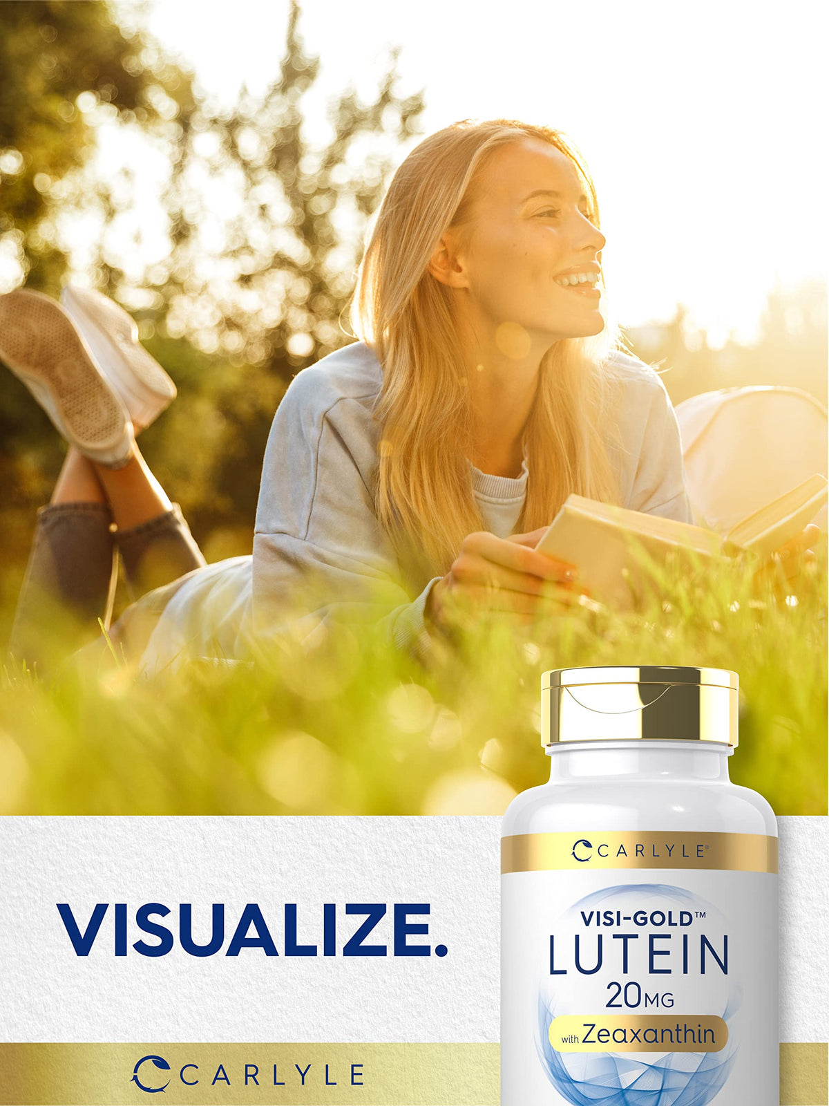 Carlyle Lutein and Zeaxanthin 20mg | 300 Softgels | Eye Health Vitamins | Non-GMO & Gluten Free Supplement Carlyle