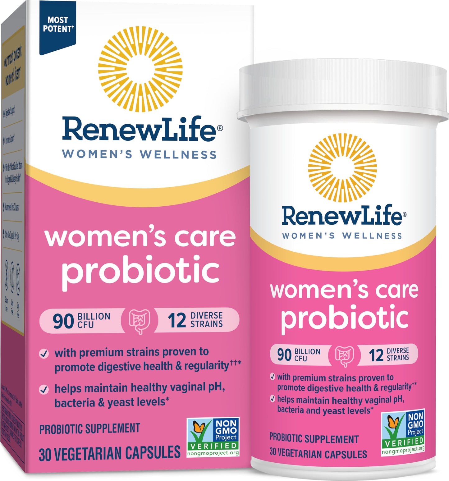 Renew Life Women's Probiotic Capsules, Supports Vaginal, Urinary, Digestive & Ultimate Renew Life