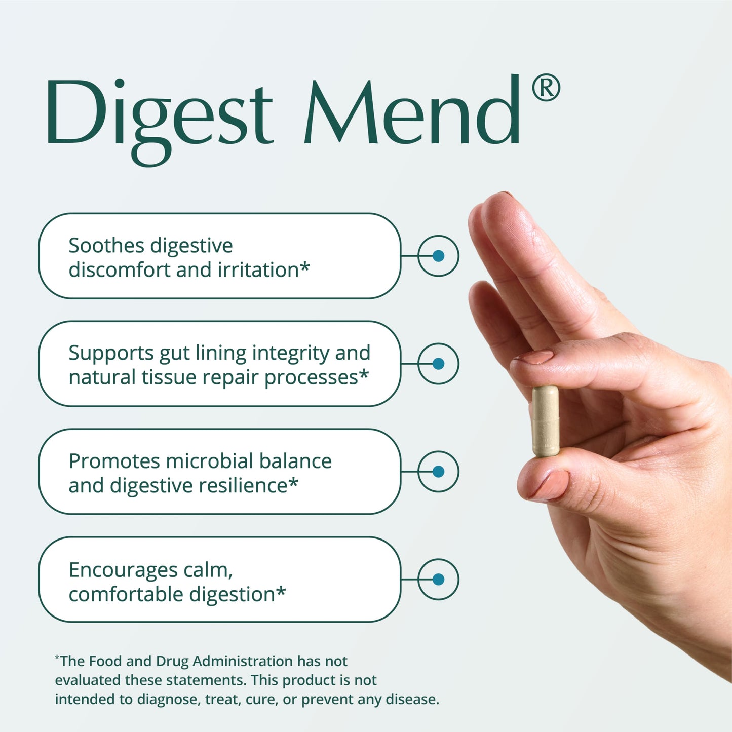 Natura Health Products Digest Mend Supplement - Encourages Healthy gastric microboime* - Featuring Deglycyrrhizinated Licorice (DGL), Aloe Vera, Marshmallow, Mastic Gum, & Chamomile (180 Capsules) Natura Health Products