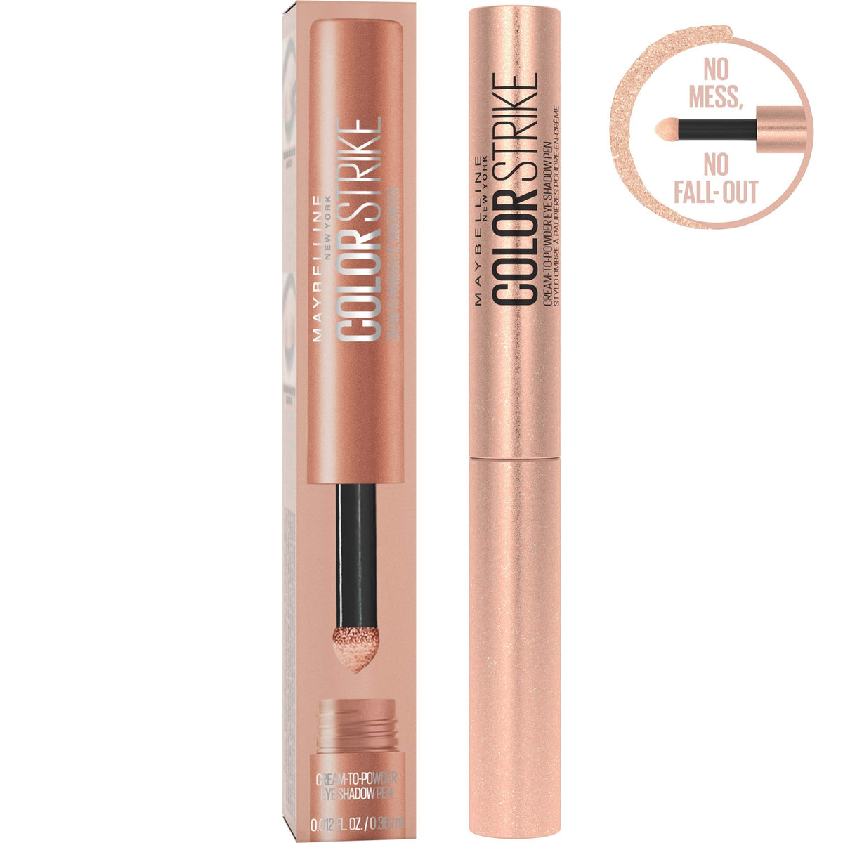 Maybelline New York Color Strike Eye Shadow Pen, Cream To Powder Finish, 30 Spark MAYBELLINE