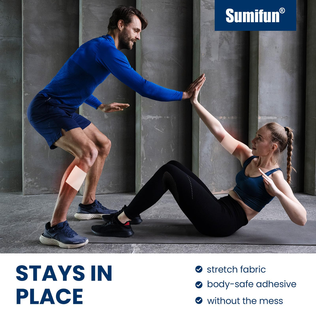 Sumifun 4% Lidocaine Patches Plus 1% Menthol - 30 Counts Maximum Strength OTC Pain Relief Patches for Back Ache Stiff Neck Joint Pain Muscle Soreness Topical Analgesic Sumifun