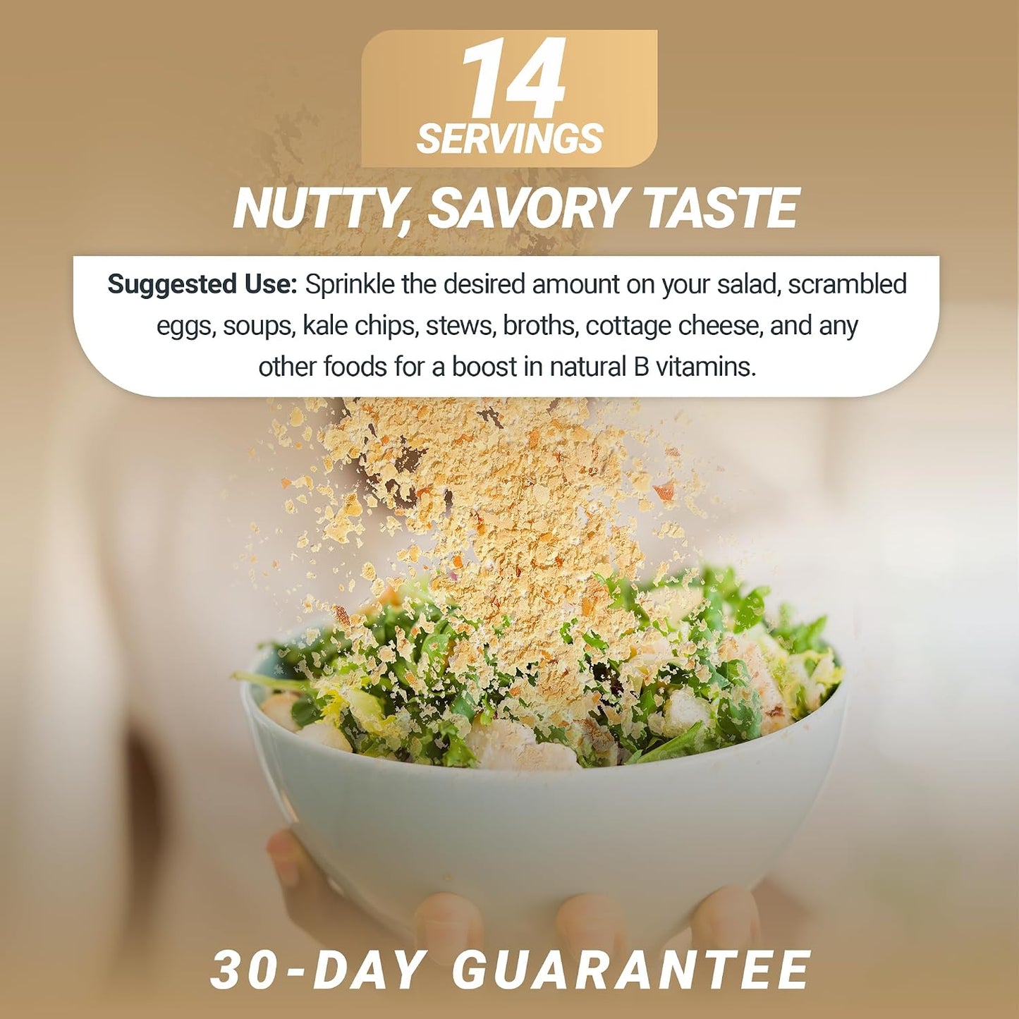 Dr. Berg Premium Nutritional Yeast Flakes - Delicious Non-Fortified Nutritional Yeast with Naturally Occurring B Vitamins - 8oz Gsupps Australia
