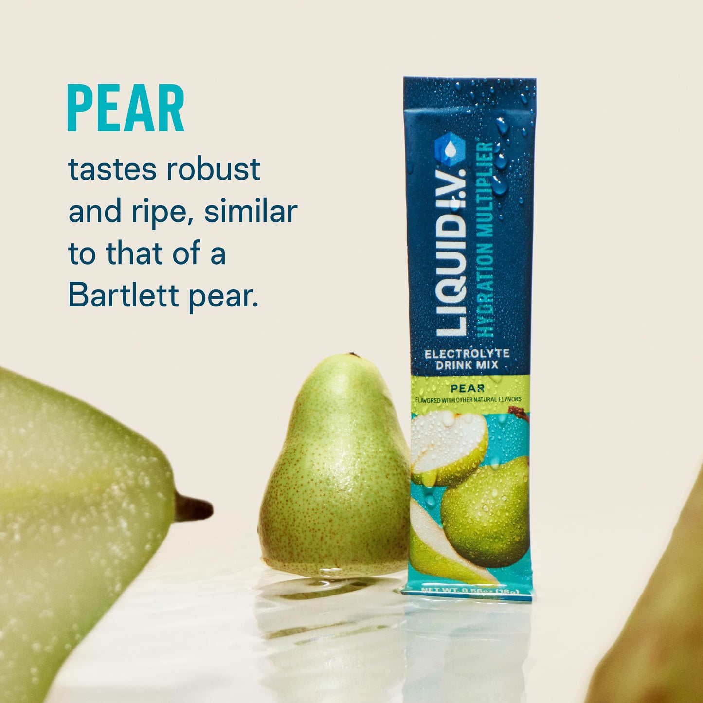 Liquid I.V.® Hydration Multiplier - Pear | Electrolyte Powder Drink Mix | 1 Pack (16 Servings) Liquid I.V.