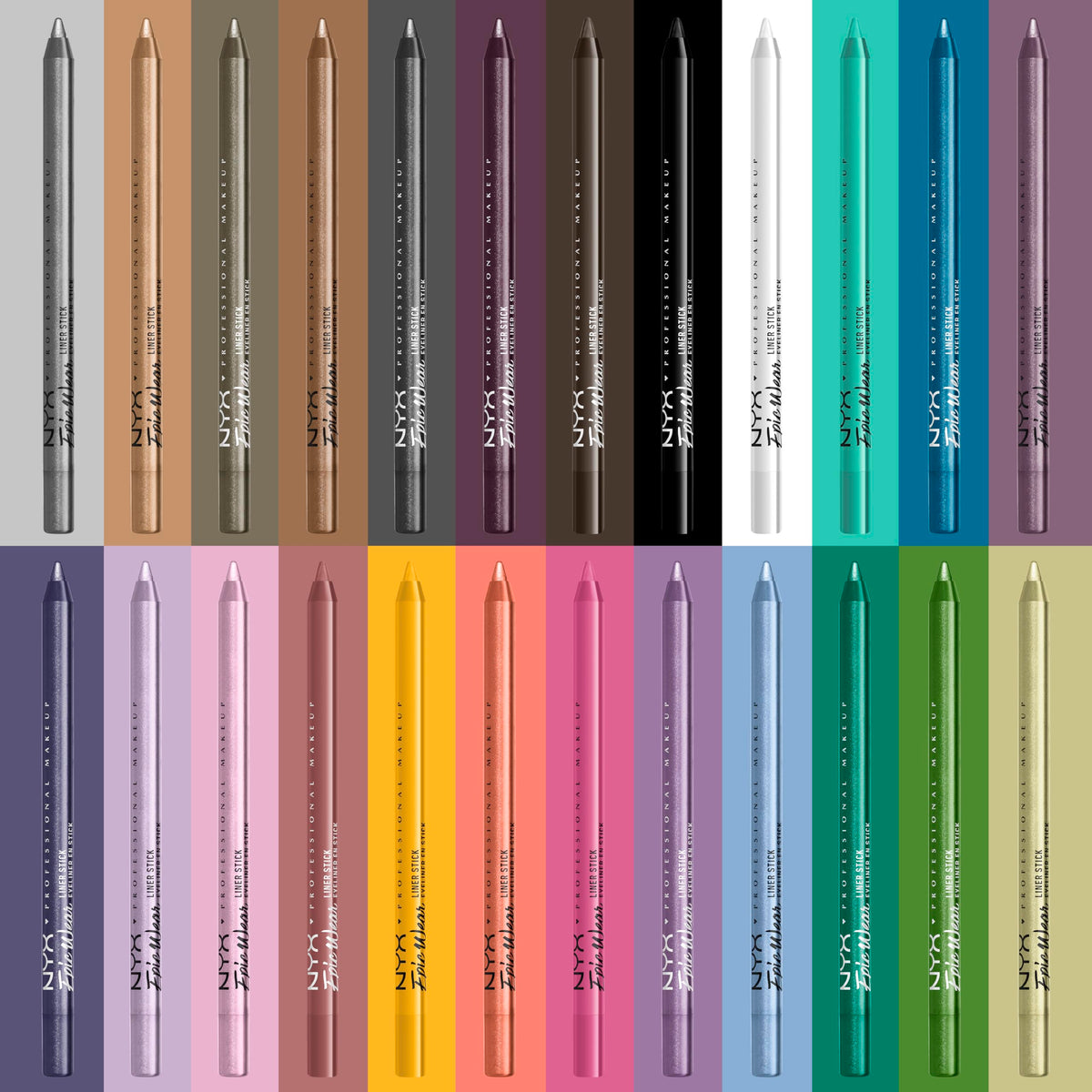 NYX PROFESSIONAL MAKEUP Epic Wear Liner Stick, Long-Lasting Eyeliner Pencil - Pitch Black NYX PROFESSIONAL MAKEUP