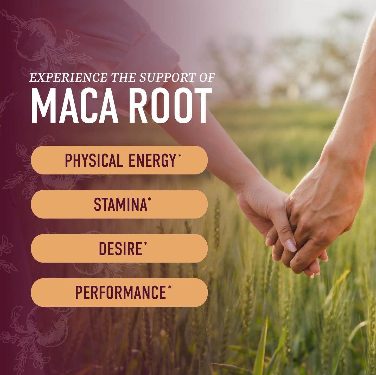 Maca Root Gummies with Natural Peach Flavor | Drive, Performance & Energy Support | Hormone Balance for Women and Men | Herbal Supplements 200MG Extra Strength | Vegetarian, Non-GMO | 60 Gummies SMNutrition