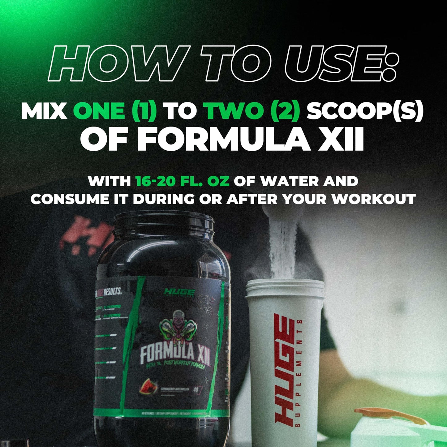Formula XII Intra Workout Carbs & Post Workout Recovery Powder, Rapidly Absorbed, Boost Exercise Performance, Strength, Endurance & Hydration, 12 Science-Backed Ingredients (Strawberry Watermelon) Gsupps Australia
