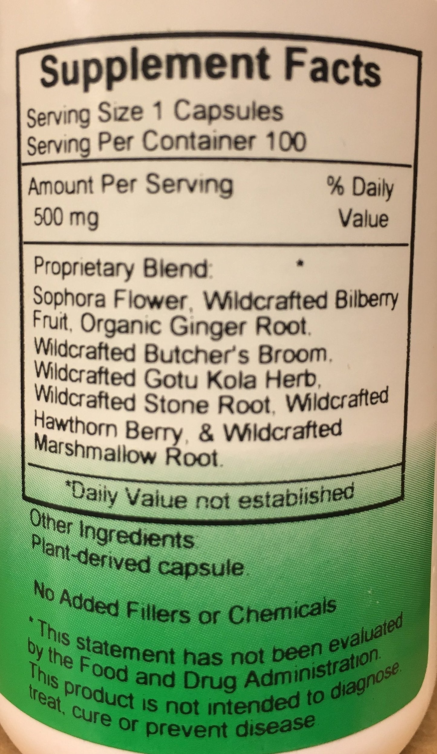 Christopher's Original Formulas V-Vein – 100 Vegetarian Capsules – Unique Herbal Blend – Developed by Master Herbalist David Christopher Christopher's Original Formulas