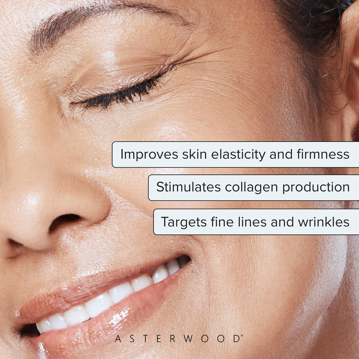 Asterwood Copper Peptides Serum for Face - with GHK-Cu Peptide and Hyaluronic Acid - Anti-Aging Facial Serum - 1 Fl Oz Asterwood