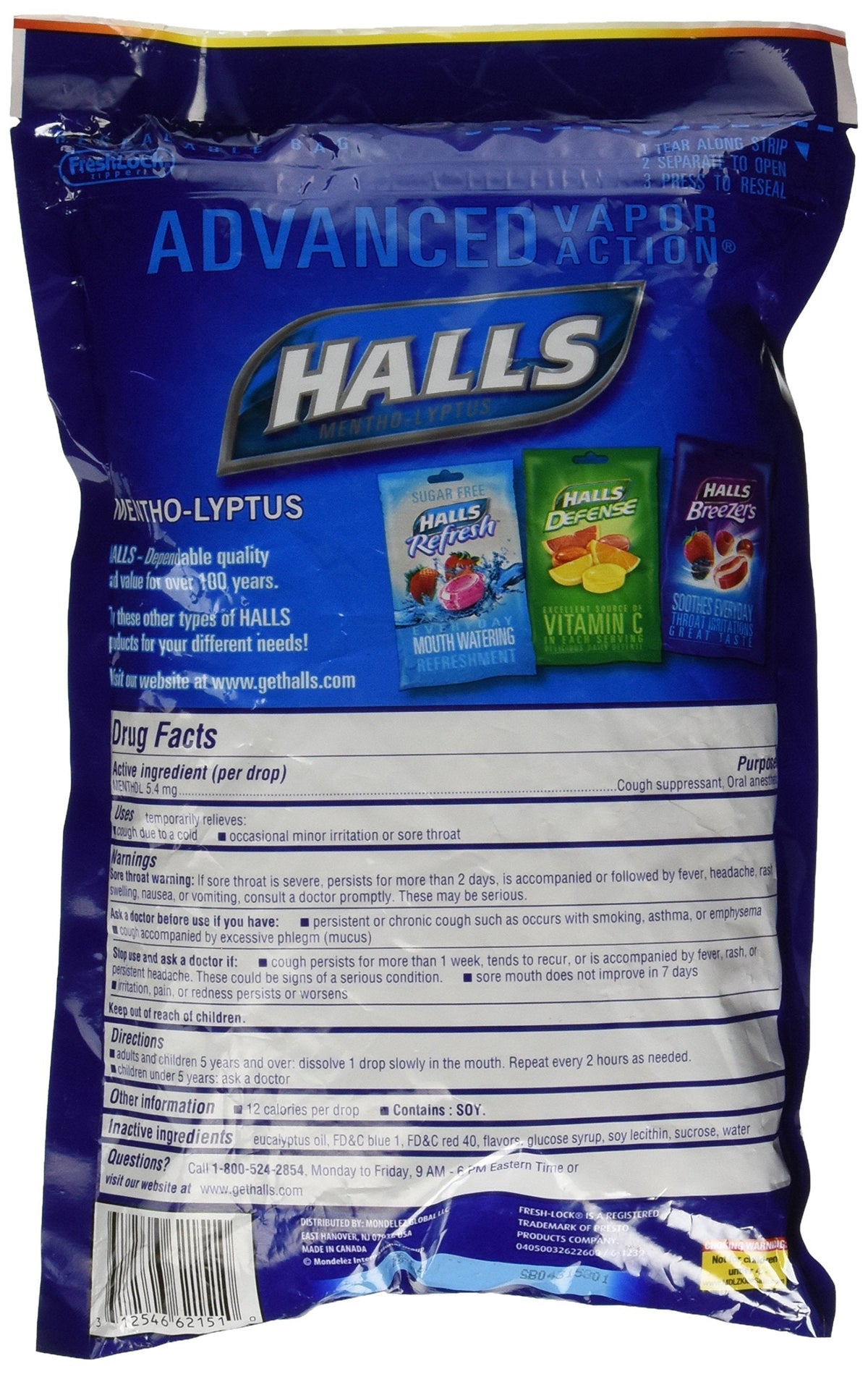 Halls Mentho-Lyptus - 200 drops Halls