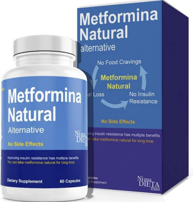 METFORMINA Natural - Weight Loss Aid - Fat & Glucose Metabolism Support - Dr Salomon Ni una dieta más