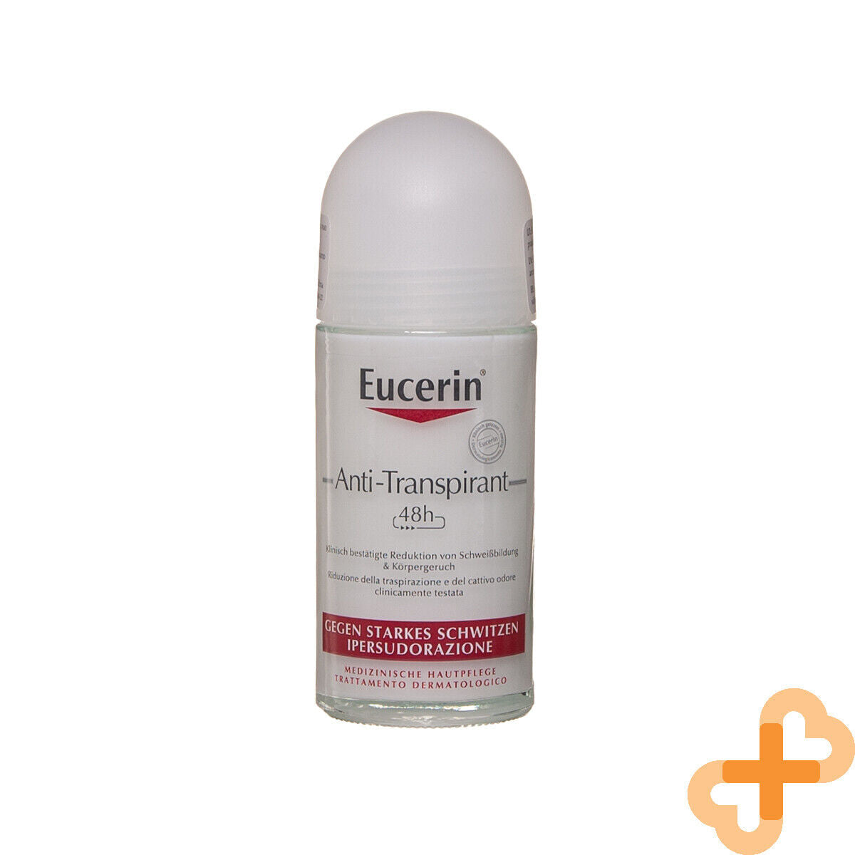 Eucerin Anti-Transpirant 48H Deodorant Odor Sensitive Skin Sweating Roll Eucerin