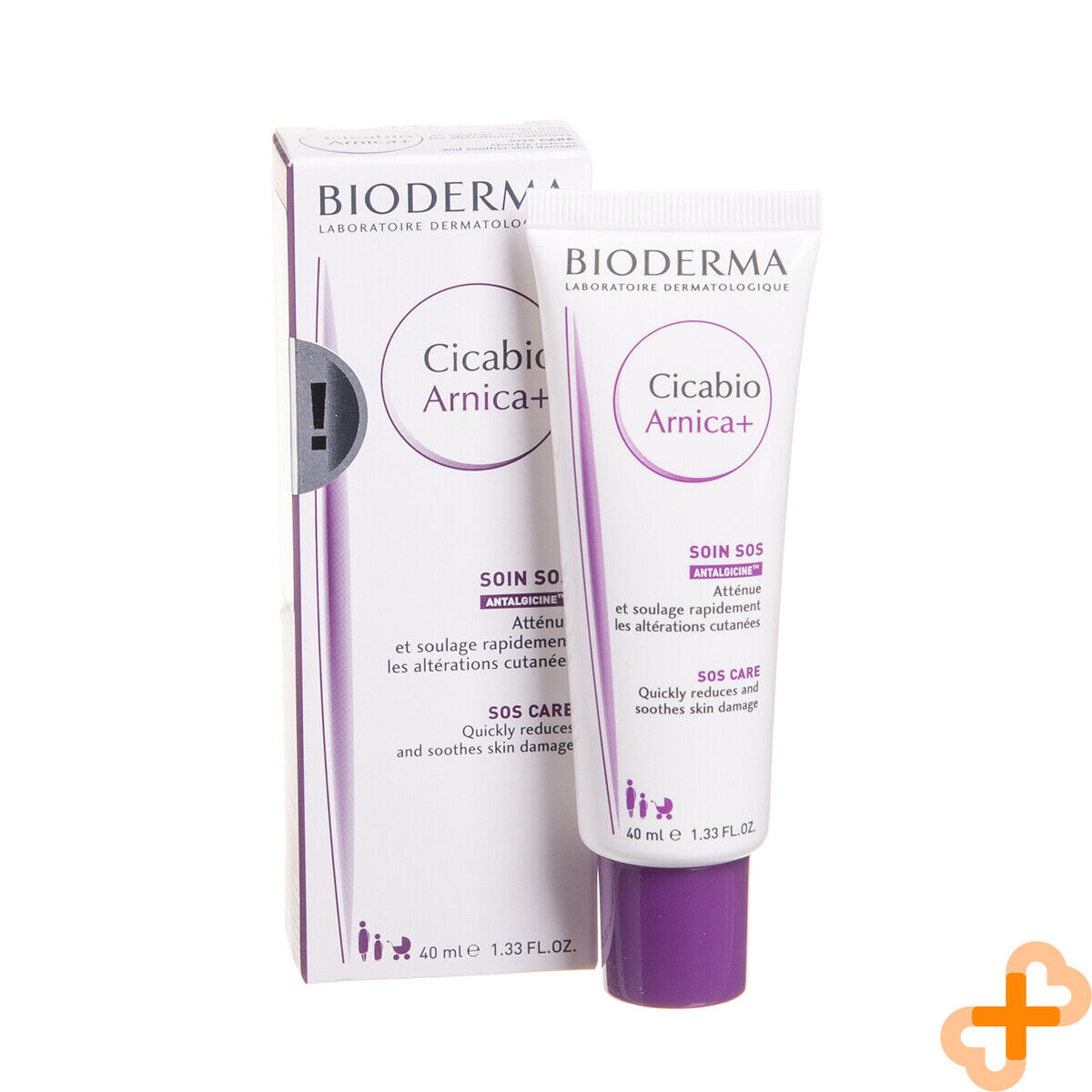 Bioderma Cicabio Cream Arnica+ 40ml Soothing Ointment Bruises Knocks BIODERMA