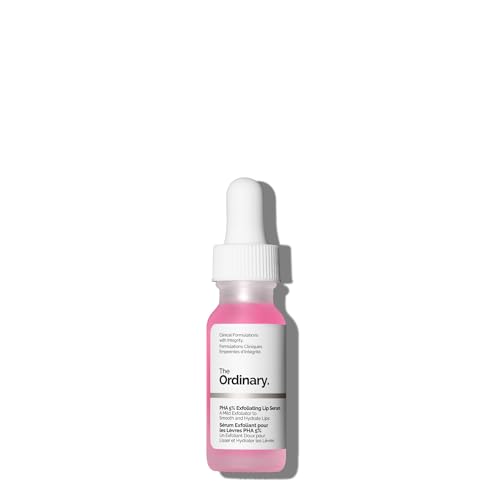 The Ordinary PHA 5% Exfoliating Lip Serum, Hydrating Overnight Lip Exfoliator Treatment, 0.5 Fl Oz The Ordinary