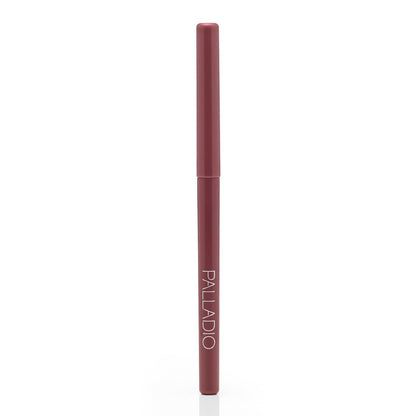 Palladio, Retractable Waterproof Lip Liner High Pigmented and Creamy Color Slim Twist Up Smudge Proof Formula with Long Lasting All Day Wear No Sharpener Required, Plum Palladio
