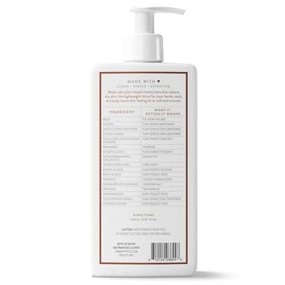 Native Body Lotion Contains Naturally Derived Plant-Based Moisturizers for Women and Men | Restores Dry Skin Native