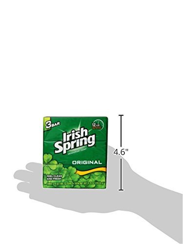 Irish Spring Original Deodorant Soap 3 Bars, 2 Pack (6 Total) Irish Spring
