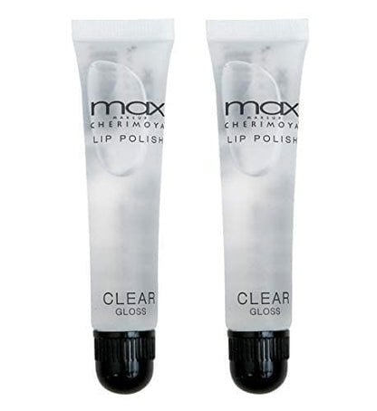 Cherimoya MAX Makeup Clear Lip Polish (2 Pieces) Cherimoya