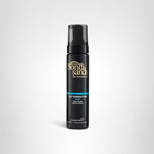Bondi Sands Dark Self Tanning Foam | Lightweight, Self-Tanner Foam Enriched with Aloe Vera and Coconut Bondi Sands