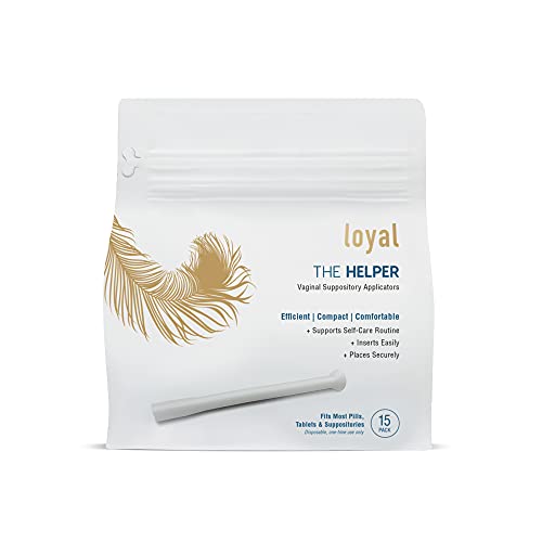 Loyal The Helper Vaginal Suppository Applicators | Efficient | Compact | Comfortable | Fits Most Brands, Pills Loyal buy australia supplements