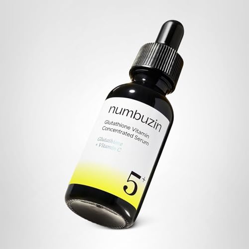 numbuzin No.5 Vitamin Concentrated Serum, Dark Spot Care, Glutathione & Vitamin Serum, Korean Skincare, Tranexamic Acid 4%, Niacinamide 5% numbuzin