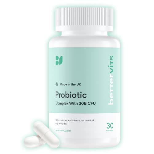 Bettervits Probiotic Complex | 30B CFU | Gut Health | Digestion | Bloating | IBS Bettervits buy australia supplements