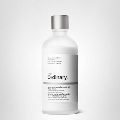 The Ordinary Saccharomyces Ferment 30% Milky Toner, Exfoliating and Hydrating Toner for Smoother, Brighter Skin, 3.4 Fl Oz The Ordinary