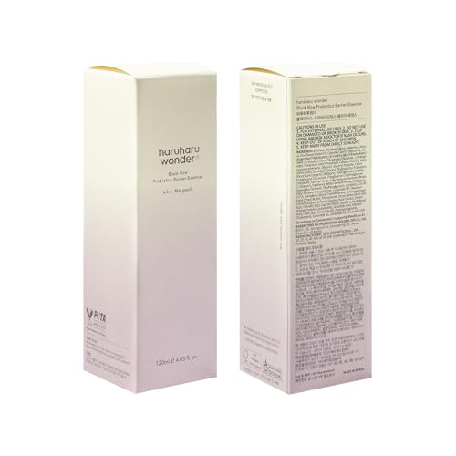 haruharu Wonder Black Rice Probiotics Barrier Essence, Skin Flooding & Layering, Strengthens Skin Barrier HARUHARU