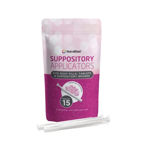 NutraBlast Disposable Vaginal Suppository Applicators (15-Pack) - Fits Most Brands, Pills NutraBlast buy australia supplements
