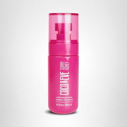 Coco & Eve Face Tanning Micromist – Sunless Facial Self Tanner Ultra Fine Mist for Face, Coco & Eve