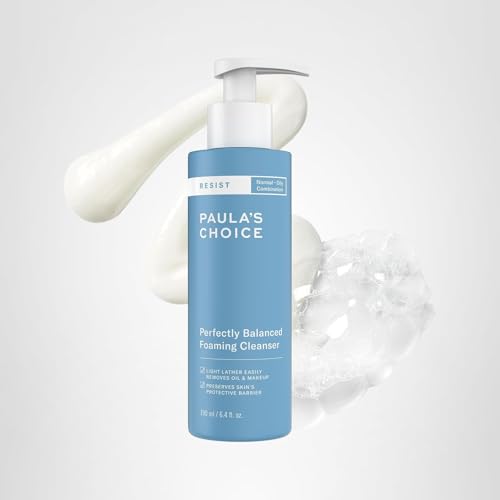 Paula's Choice RESIST Perfectly Balanced Foaming Facial Cleanser, Face Cleanser with Hyaluronic Acid & Aloe, Anti-Aging Face Wash Paula's Choice