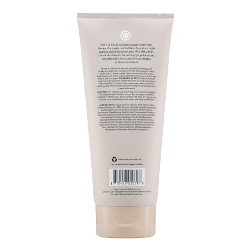 Naturium KP Body Scrub & Mask for Keratosis Pilaris, Bump Eraser Shower Scrub & Exfoliator for Skin, 8 oz Naturium