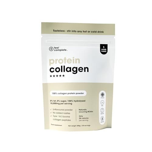 Feel Complete - High Protein Collagen - Premium Type 1 & 3 Hydrolysed Bovine Collagen - Halal - Skin, Hair & Nail Feel Complete buy australia supplements