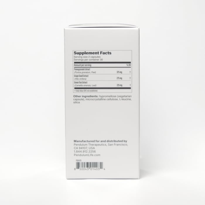 Pendulum Polyphenol Booster, Antioxidant from Superfoods, Beneficial Plant Compounds for Good Health, Helps Boost Akkermansia Muciniphila for Men & Women (60 Capsules, 1-Pack) Pendulum buy australia supplements