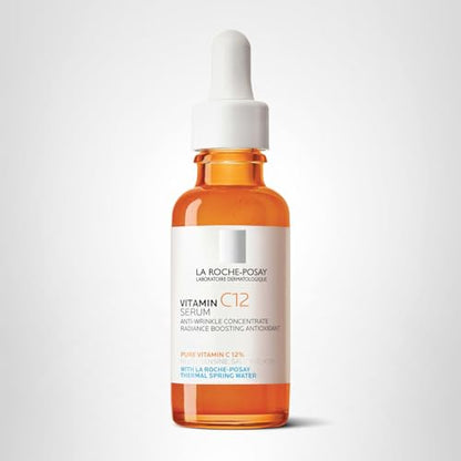 La Roche-Posay Pure Vitamin C Serum For Face With Hyaluronic Acid & Salicylic Acid, Hydrating & Brightening Serum La Roche-Posay