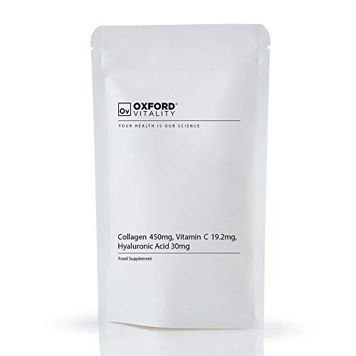 Collagen 450mg, Vitamin C 19.2mg, Hyaluronic Acid 30mg Capsules | Bones & Skin Ov OXFORD VITALITY buy australia supplements