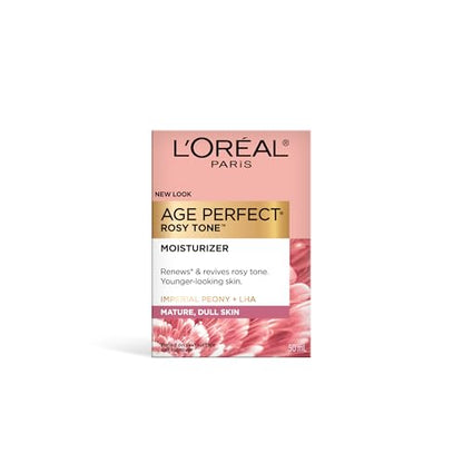 L'Oreal Paris Age Perfect Rosy Tone Anti-Sagging Face Moisturizer, Renew & Revive Healthy Tone, 1.7 oz (Packaging May Vary) L'Oreal Paris