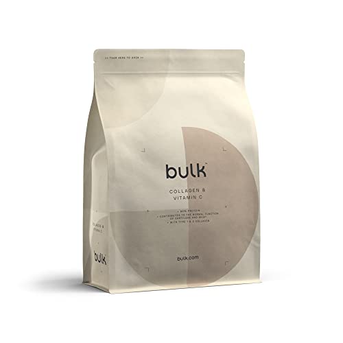 Bulk Collagen and Vitamin C Powder, Vanilla, 500 g, Packaging May Vary Bulk buy australia supplements