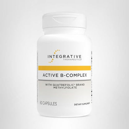 Integrative Therapeutics Active B-Complex - with Choline and Methylfolate - Cellular Energy, Immune Function & Heart Health Support with Vitamins B2, B6 & B12 Integrative Therapeutics