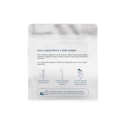 Loyal The Helper Vaginal Suppository Applicators | Efficient | Compact | Comfortable | Fits Most Brands, Pills Loyal buy australia supplements