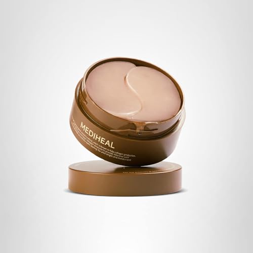 Mediheal Retinol Collagen Under Eye Patches - Korean Hydrogel Eye Pads (60 patches) with 95% Retinol & Collagen Mediheal