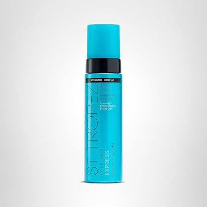 St.Tropez Light/Medium/Dark 1-3 hr Express Mousse for a Streak-Free, Natural Sunless Tan with Fast Application and Flawless Results, Cruelty-Free & Vegan, 6.7 fl oz St.Tropez