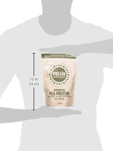 Pulsin - Unflavoured Vegan Pea Protein Powder - 250g - 8.0g Protein, 0g Carbs, 41 Kcals Per Serving Pulsin buy australia supplements