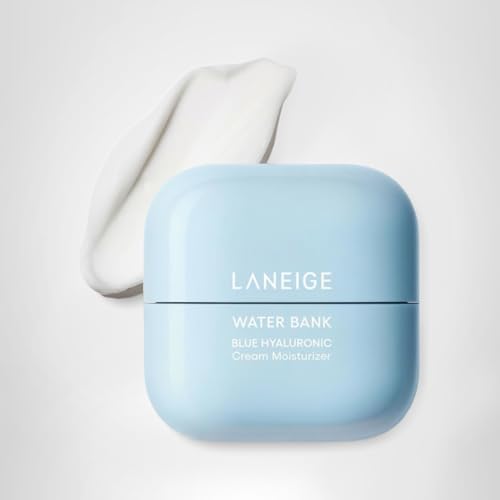 LANEIGE Water Bank Blue Hyaluronic Cream Moisturizer: Hydrating Korean Face Cream with Squalane & Ceramide LANEIGE