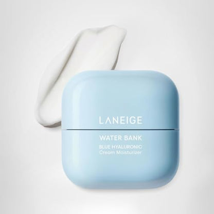 LANEIGE Water Bank Blue Hyaluronic Cream Moisturizer: Hydrating Korean Face Cream with Squalane & Ceramide LANEIGE
