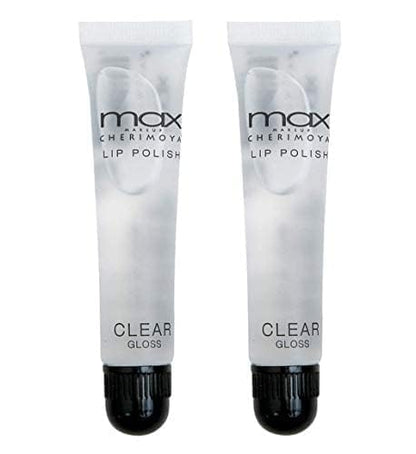 Cherimoya MAX Makeup Clear Lip Polish (2 Pieces) Cherimoya