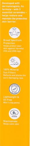 CeraVe 100% Mineral Sunscreen SPF 50, Face sunscreen With Zinc Oxide & Titanium Dioxid CeraVe