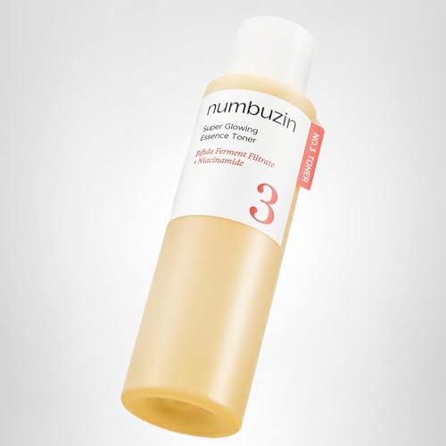 numbuzin No.3 Super Glowing Essence Toner, Fermented Toner for Skin Glow & Texture, Bifida, Niacinamide, Hydrating numbuzin
