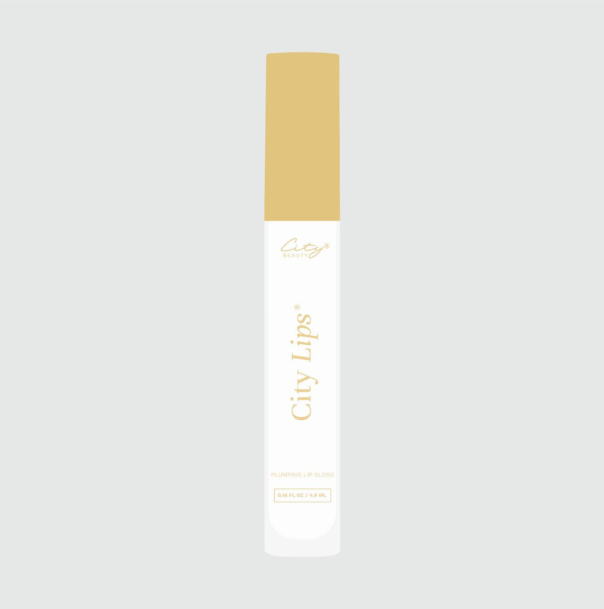 City Beauty City Lips Clear - Plumping Lip Gloss - Hydrate & Volumize - High Shine Lip Plumper - Hyaluronic Acid & Peptides Visibly Smooth Lip Wrinkles - Cruelty-Free (Clear, Pack of 1) City Beauty