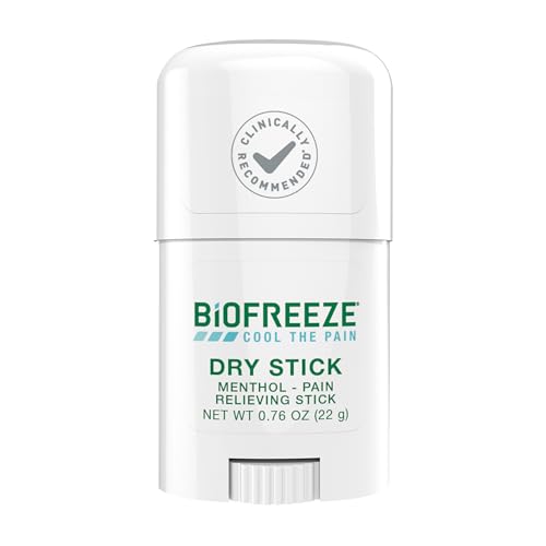 Biofreeze Dry Stick, Mess-Free Relief for Neck, Shoulder, Knee, Hip, Hand & Joint, Cooling Menthol Pain Relief Stick, Up to 100 Uses Biofreeze buy australia supplements