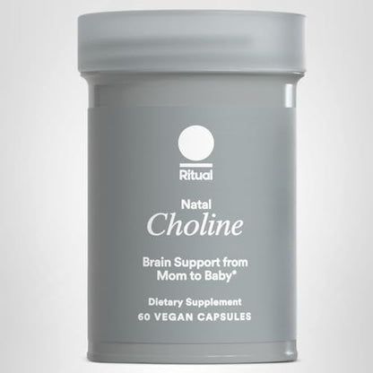 Ritual Natal Choline Supplement - 550mg - to Support Baby’s Cognitive Function When Taken During Pregnancy and Postpartum Choline Content in Breastmilk Ritual